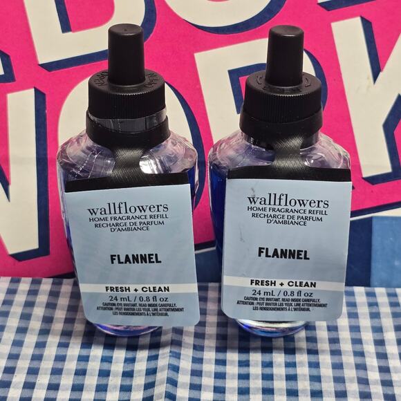 BBW Flannel Wallflower Fragrance Refill Set - Picture 1 of 2